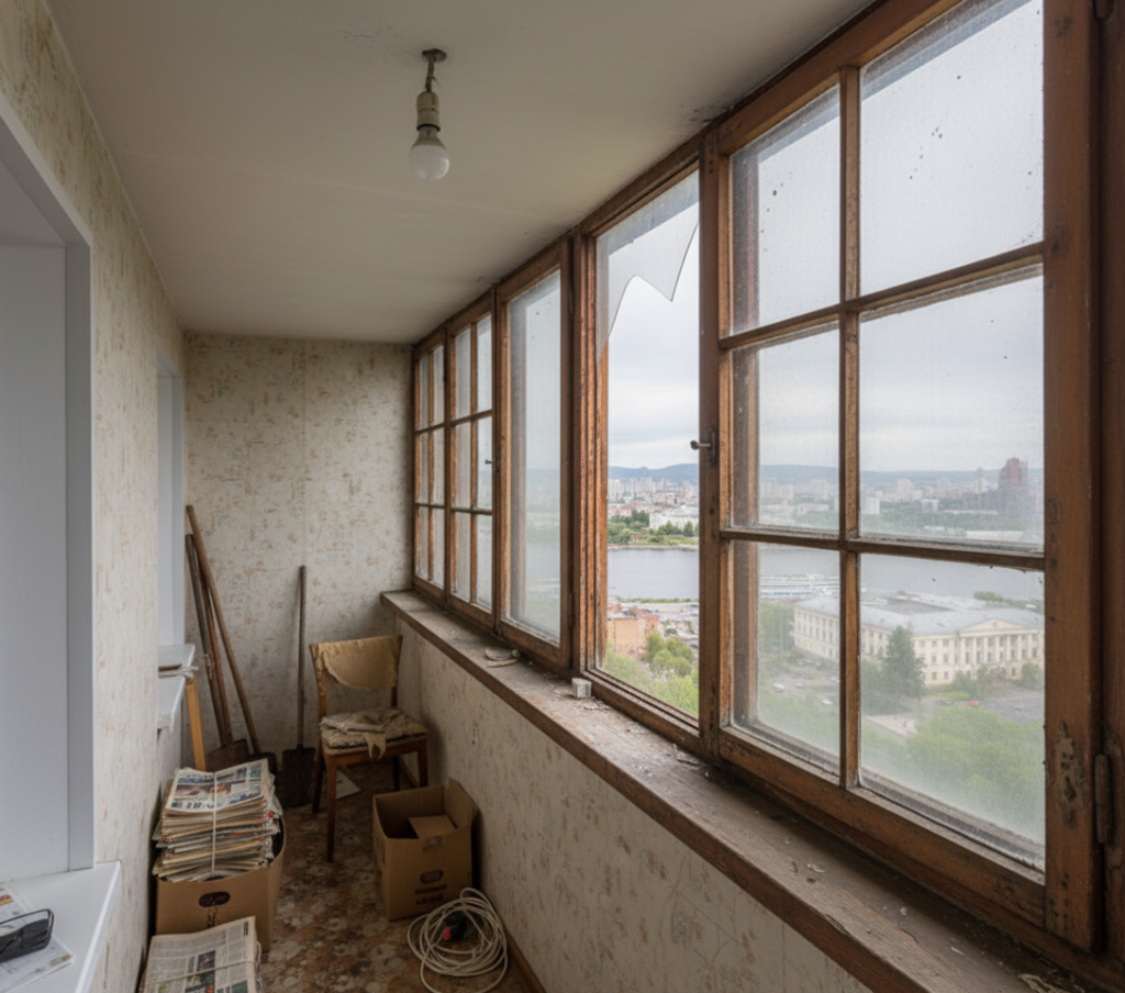 До остекления